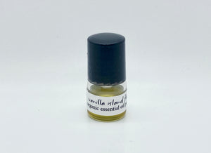 picture of 1 ml clear glass bottle containing Essential Oil Perfume