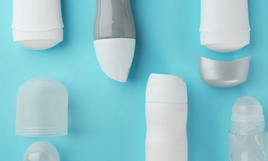 empty deodorant containers highlighting the need to avoid harmful ingredients in deodorant