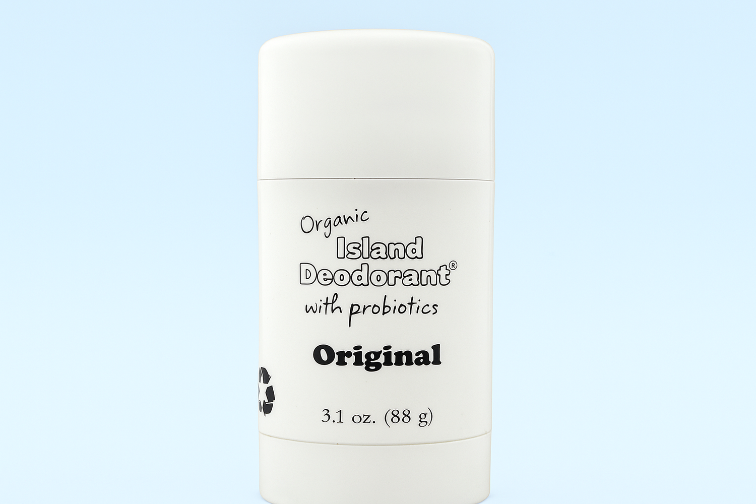 Island Deodorant Original natural probiotic deodorant — a clean, aluminum-free alternative for people searching for a replacement for Hug Me deodorant.