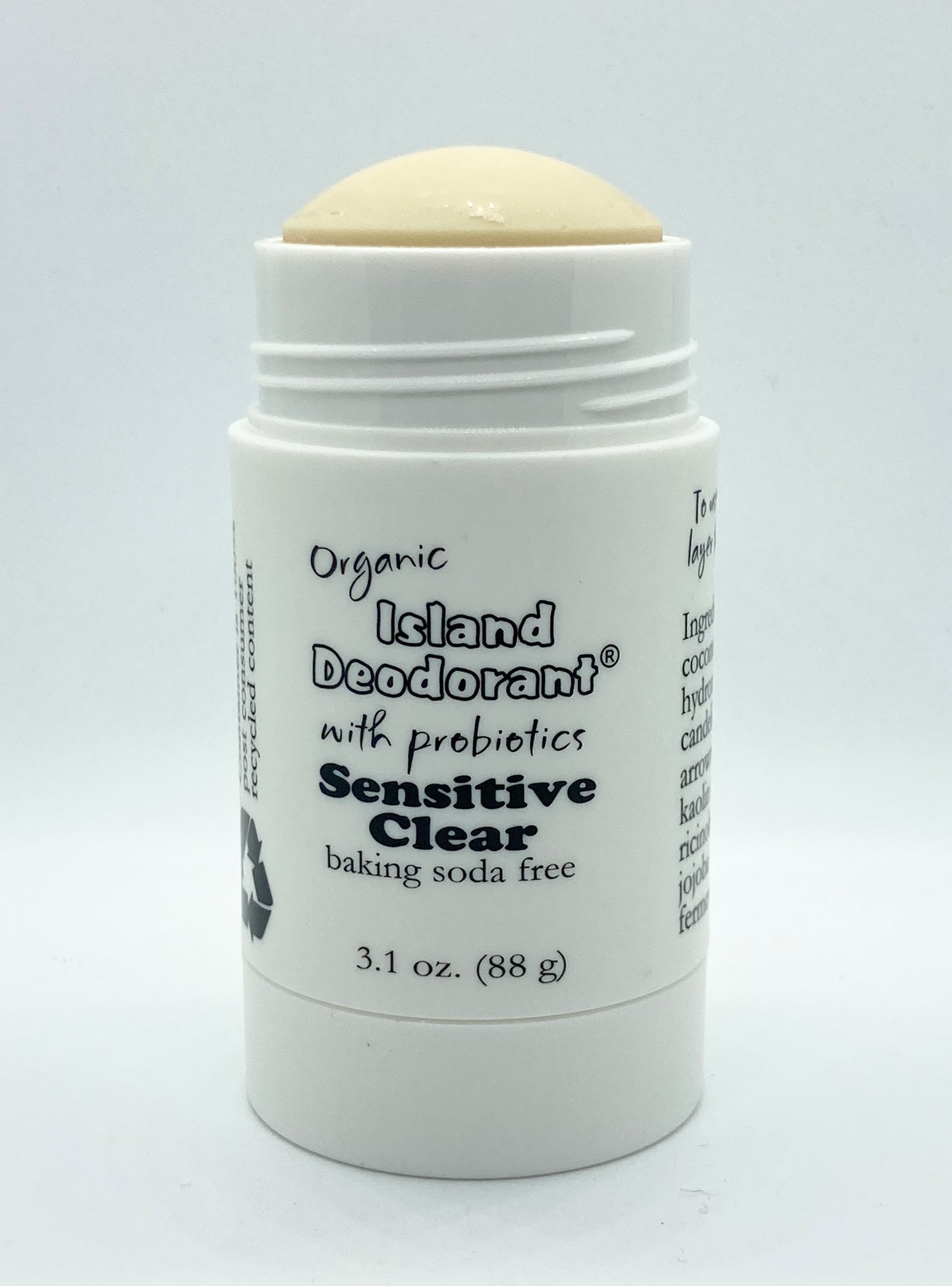 3.1 oz Sensitive Clear (Baking Soda Free) Deodorant
