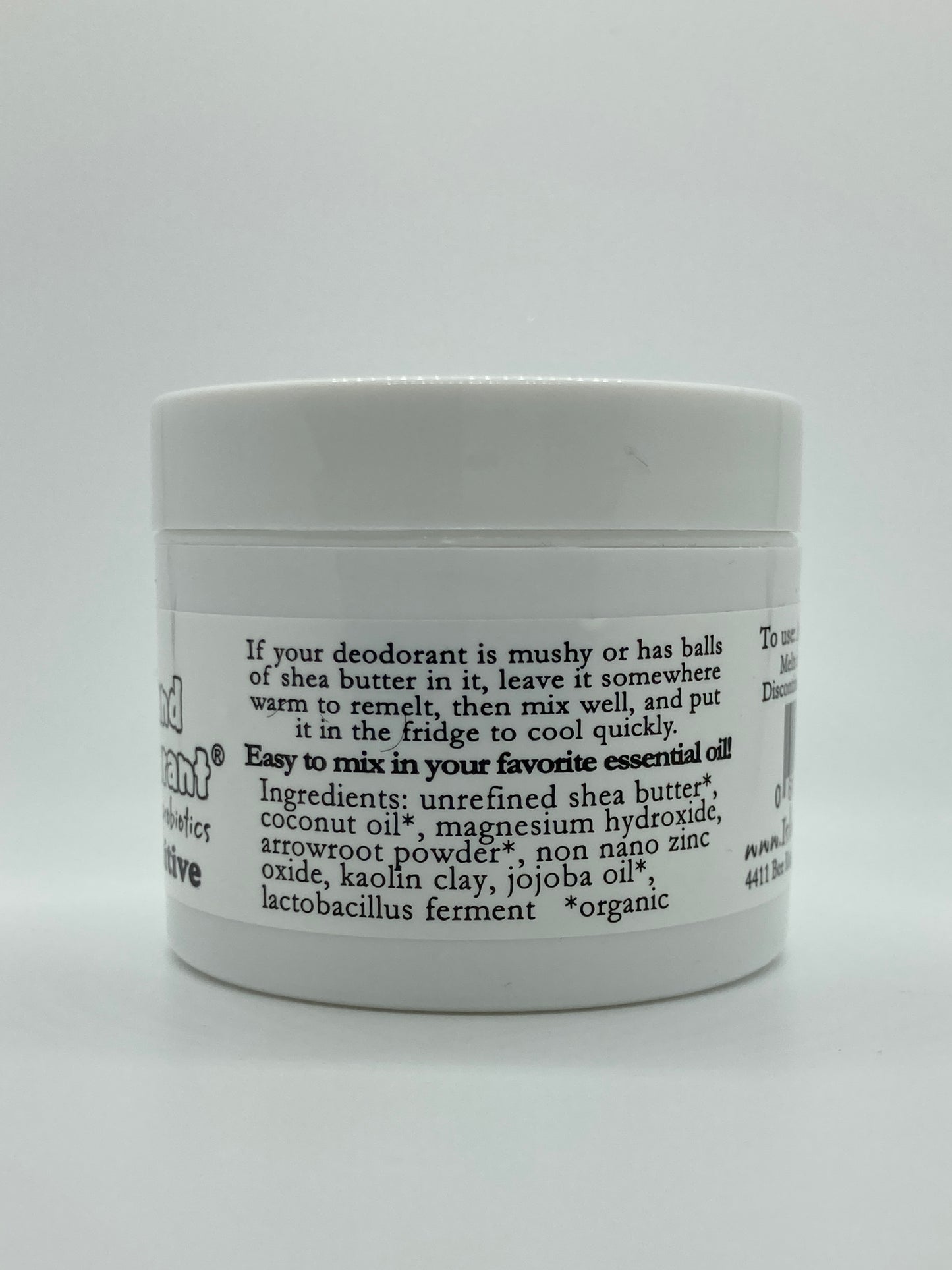 2.5 oz Sensitive (Baking Soda Free) Cream Deodorant