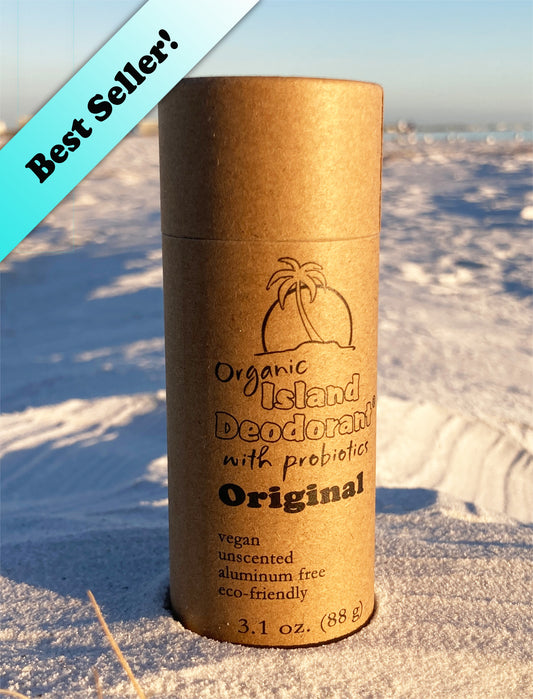 original compostable aluminum free probiotic deodorant stick