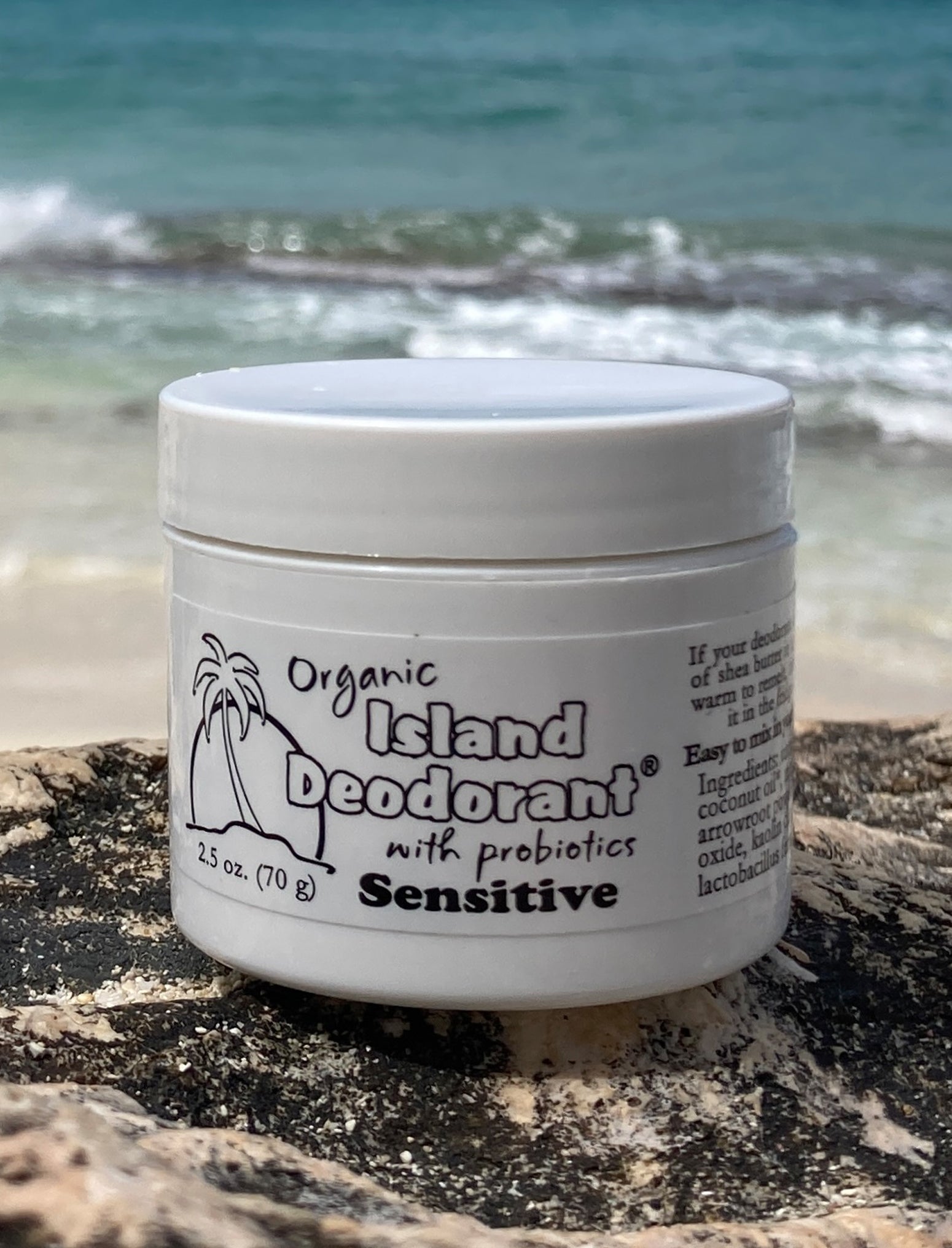 Natural Deodorant Cream – Sensitive (Baking Soda Free) Formula