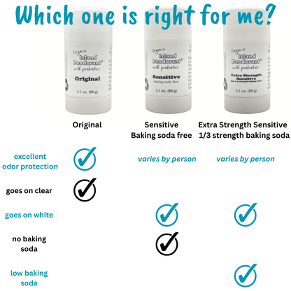 4 oz Original Zero Waste Organic Deodorant Bar with Probiotics