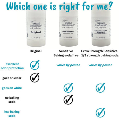 4 oz Zero Waste Sensitive Deodorant Bar with Probiotics