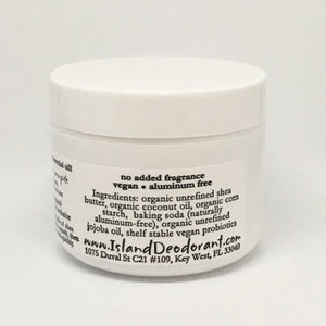 2.5 oz Original Cream Deodorant with Probiotics White Container