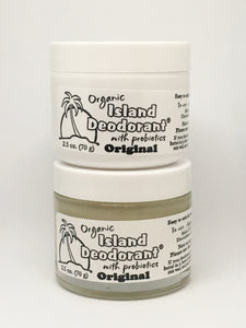 Two Original Cream Deodorant Containers