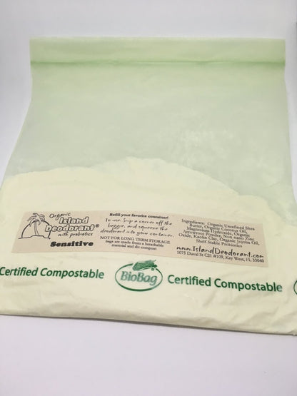 sensitive deodorant cream refill with probiotics