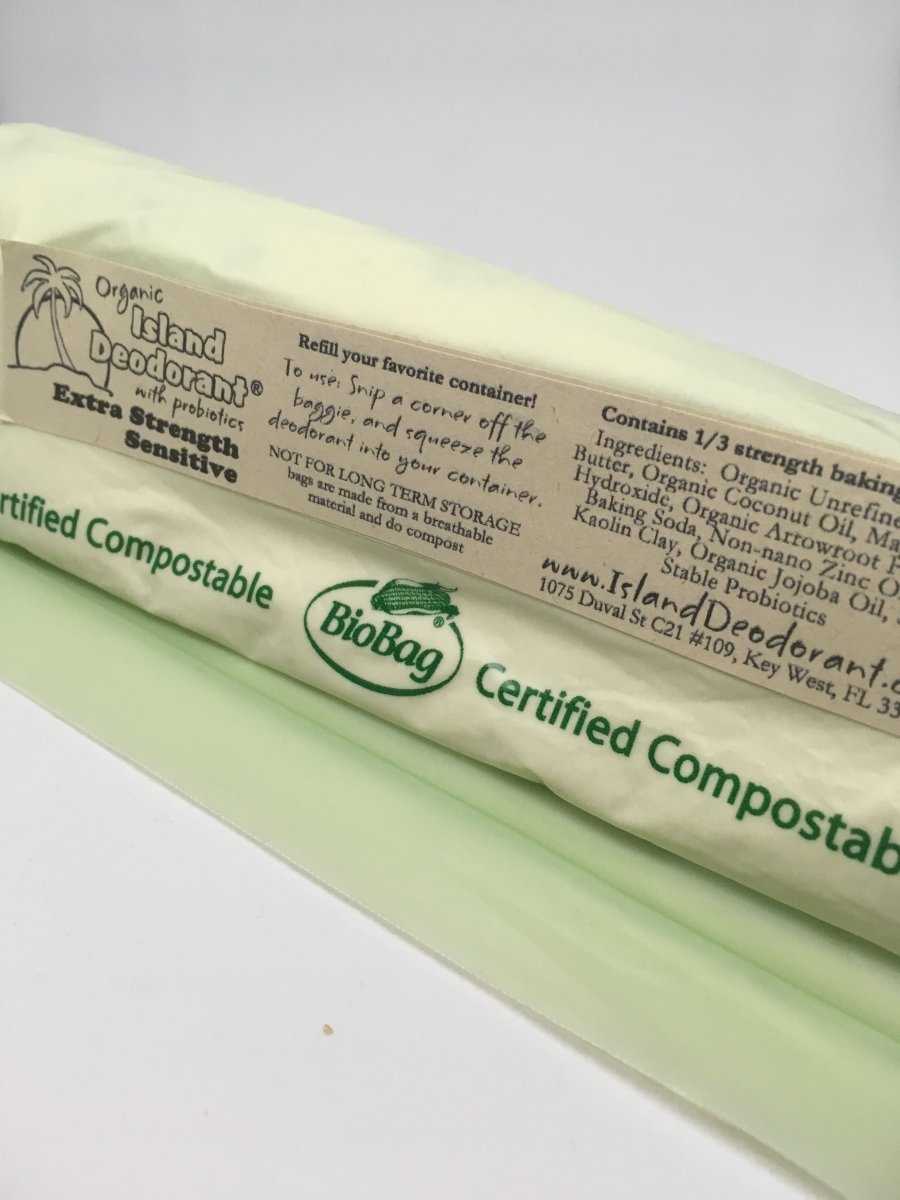 extra strength sensitive deodorant cream refill with probiotics