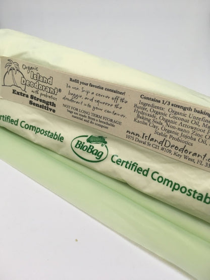 extra strength sensitive deodorant cream refill with probiotics