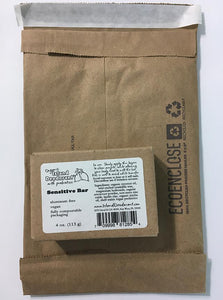 Zero Waste Packaging for Sensitive Deodorant Bar with Probiotics